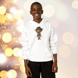 Quiet Girl jul Elf Boy's Hoodie T Shirt