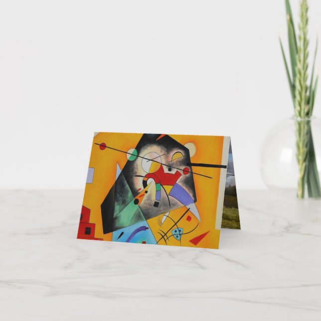 Quiet Harmony Wassily Kandinsky Kort (Framsida)