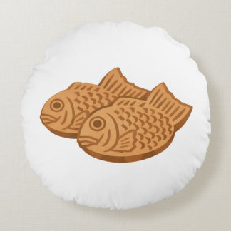 Quiet Icons – Japanese Taiyaki Rund Kudde