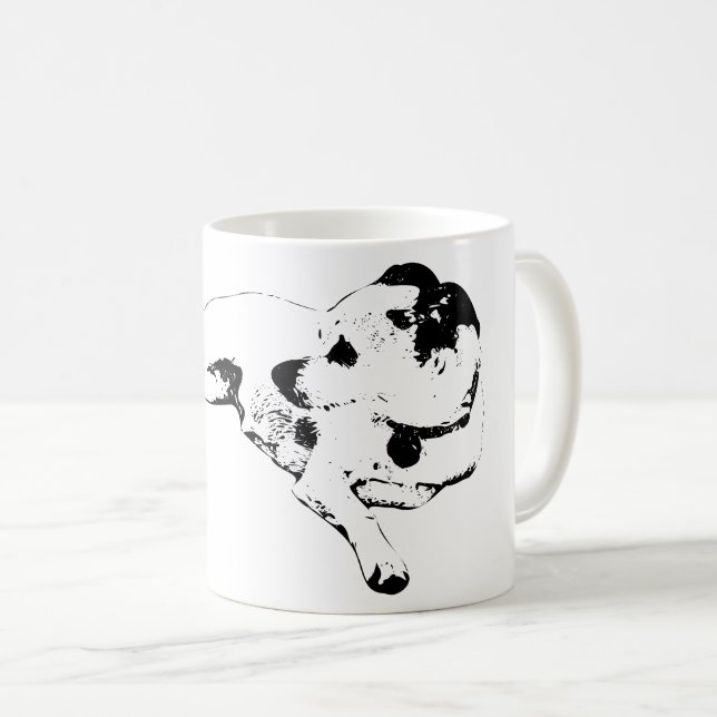 Quiet Loyalty-skiss Kaffemugg (Framsida höger)