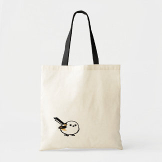 Quiet Minimal Long-Tailed Tit Illustration Tygkasse