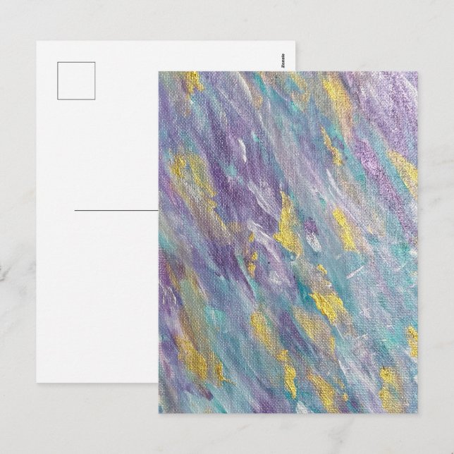 Quiet Reign Modern Art Helg Vykort (Fram/baksida)