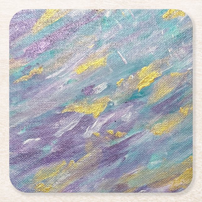 Quiet Reign Modern Art Underlägg Papper Kvadrat (Framsidan)