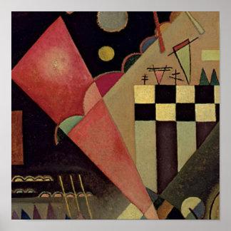 Quiet Rosa Wassily Kandinsky Poster