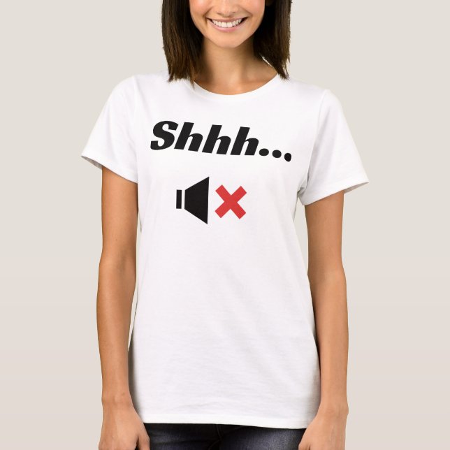 Quiet Silence T Shirt (Framsida)