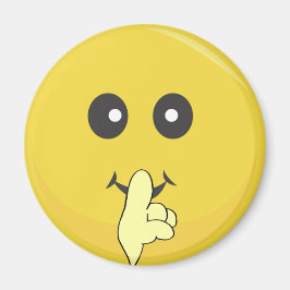 Quiet Smile Ansikte Magnet