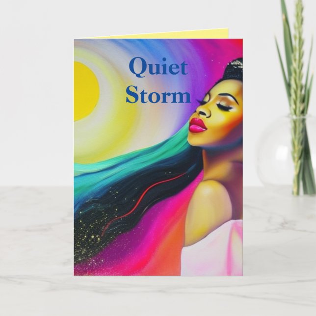 Quiet Storm Tack Kort (Framsida)