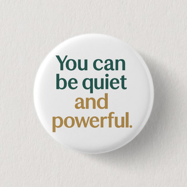 	Quiet Strength and Power Knapp (Framsida)