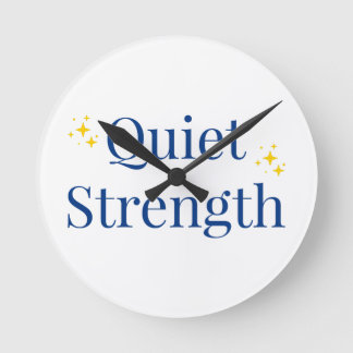 Quiet Strength Rund Klocka