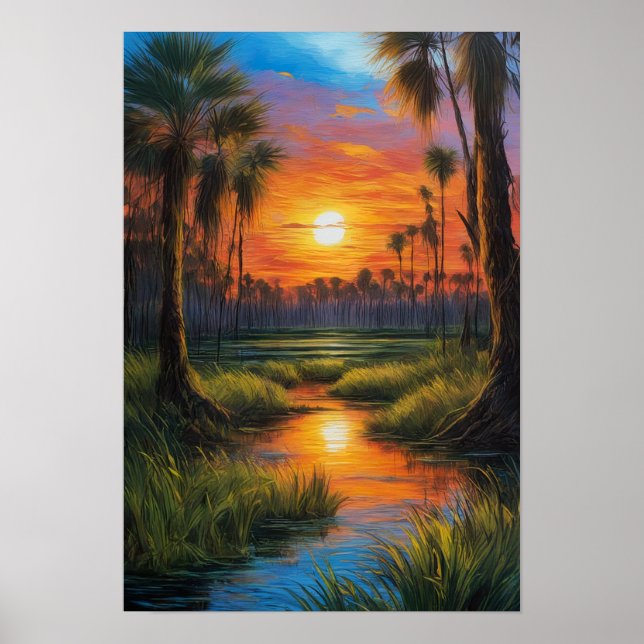 Quiet Swamp Beauty Poster (Framsidan)