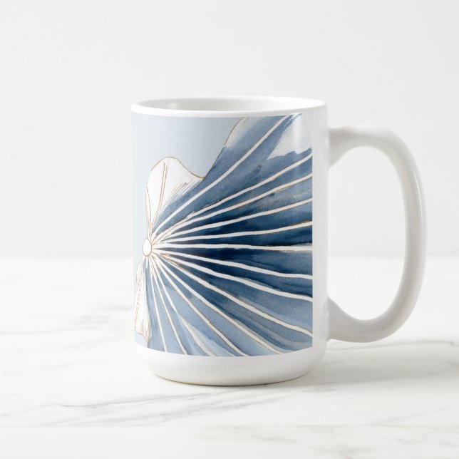Quiet Tides | Blue Shell Coastal  Kaffemugg (Höger)