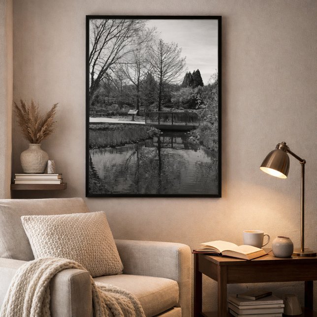 Quiet Waters Monochrome Landscape  Poster (Skapare uppladdad)