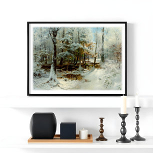 Quiet Winter Aeftermiddag av William Bliss Baker Fototryck