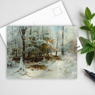 Quiet Winter eftermiddag av William Baker, Fine Ar Vykort