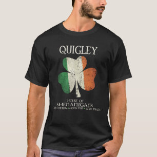 Quigley efternamn familj Irland Irländska huset sh T Shirt