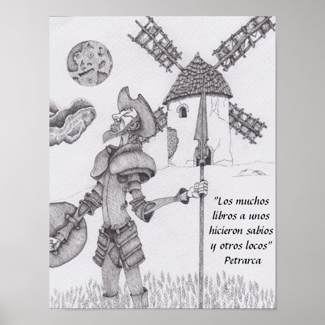 Quijote de la Mancha Poster (Framsidan)