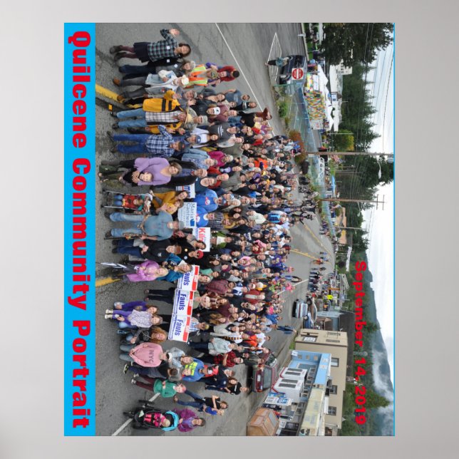 Quilcene Community Porträtt 2019 Poster (Framsidan)