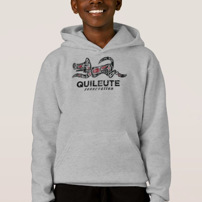 Quileute reservationsT-tröja T Shirt (Framsida)
