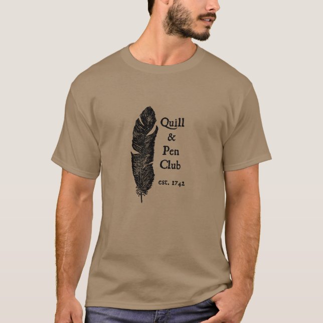 Quill and Pen Klubb T Shirt (Framsida)