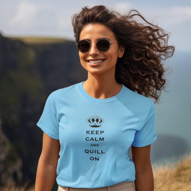 QUILL eller Edit, Lugn T-Shirt för kvinnors Behåll (Skapare uppladdad)