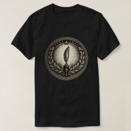 Quill & Laurel sigill – Frihetssymbol T Shirt