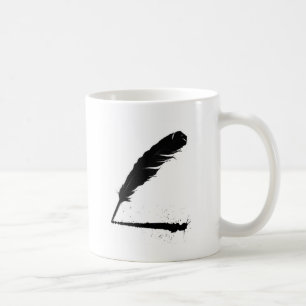 Quill med bläck kaffemugg
