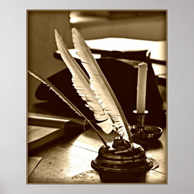 Quill och Bläck Poster (Framsidan)