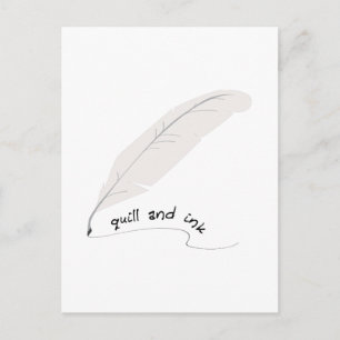 Quill och Bläck Vykort
