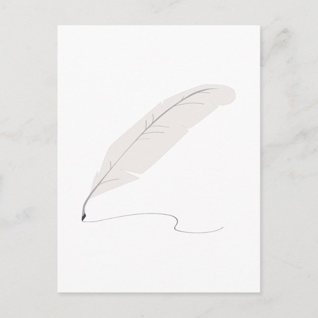 Quill Pen Vykort (Framsida)