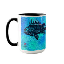 Quillback Rockfish on Blue, Seward - 15 oz.Combo