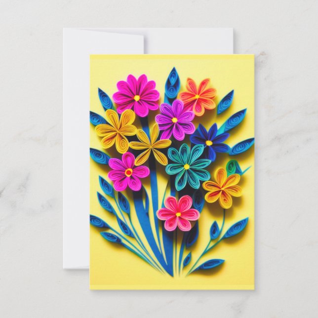 Quilled Flower Bouquet (Framsida)