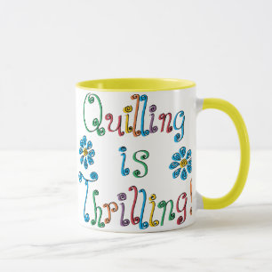 Quilling är spännande mugg