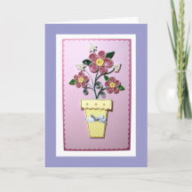 Quilling Flowers Greeting Card