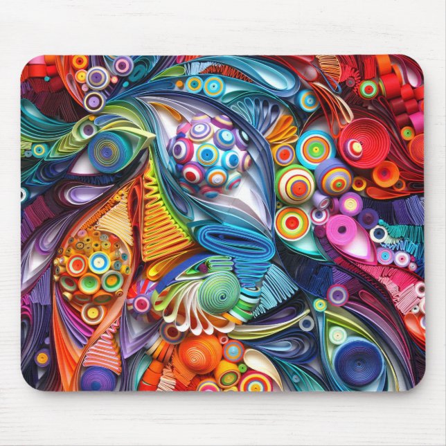 Quilling mousepad musmatta (Framsidan)