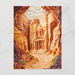 Quilling Petra Rock City i Jordan Vykort