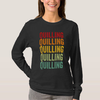 Quilling Quilling Hobbymässig Regnbågsdesign T Shirt
