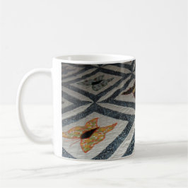 Quilt älskare butterfly-trädgårdskaffe mugg