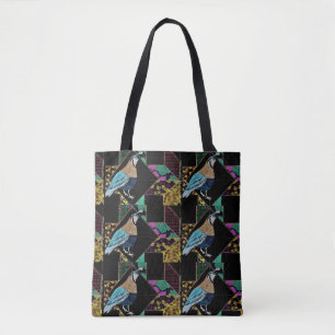 Quilt Blue Quail Tygkasse