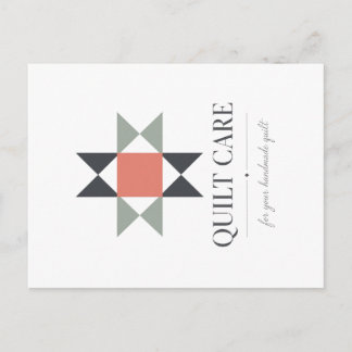 Quilt Care Postcard utan Color Catcher Ver Vykort