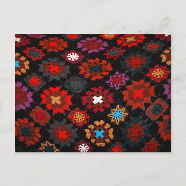 Quilt Crochet Vykort (Framsida)