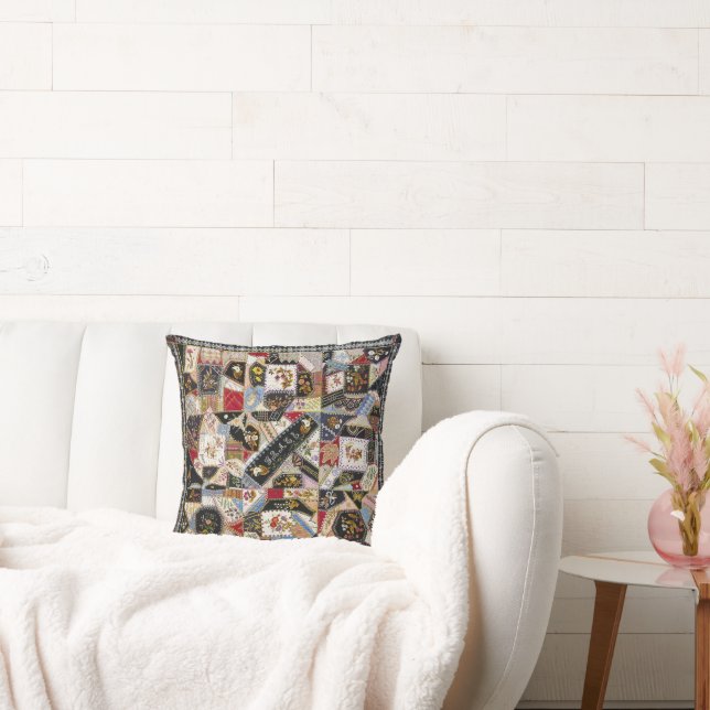 Quilt, galna mönster kudde (Soffa)