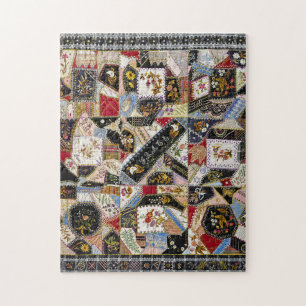 Quilt, galna mönster pussel