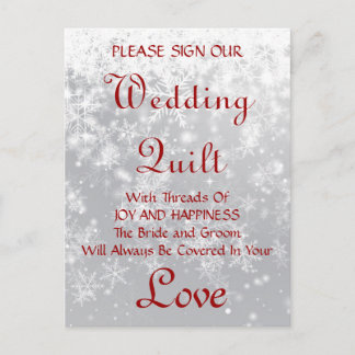 Quilt Guestbook Vykort