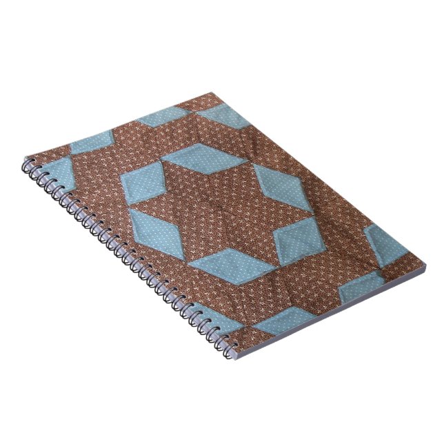 Quilt Mönster - Castle Anteckningsbok Med Spiral (Högra Sidan)