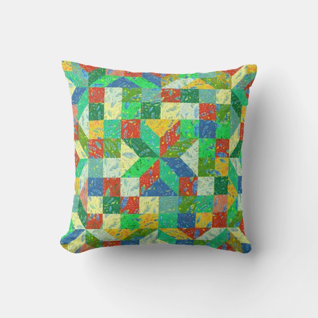 Quilt Mönster Dekorativ kudde (Framsida)