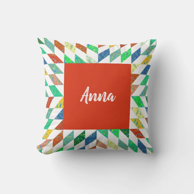 Quilt Mönster Personlig Dekorativ kudde (Framsida)