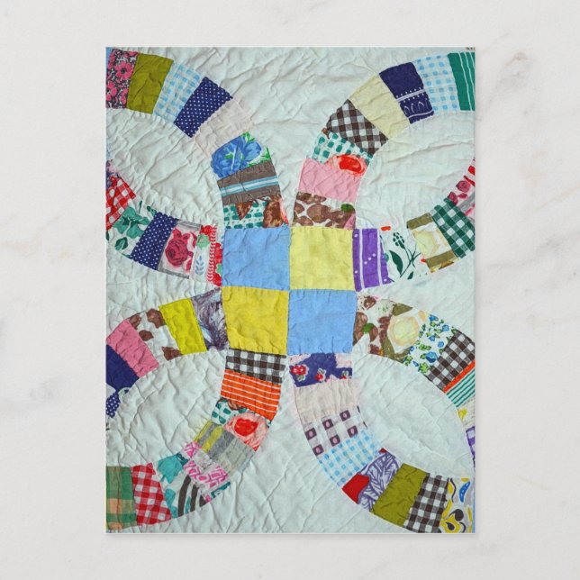 Quilt mönster vykort (Framsida)