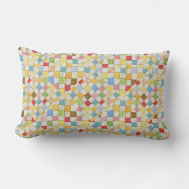QUILT MOSAIC Lumbar Pillow Lumbarkudde (Framsida)