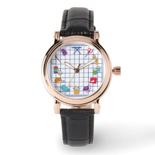 Quilt och Sew Time Watch Armbandsur