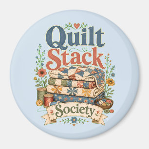 Quilt Stack Society Cottagecore Syddragning Magnet